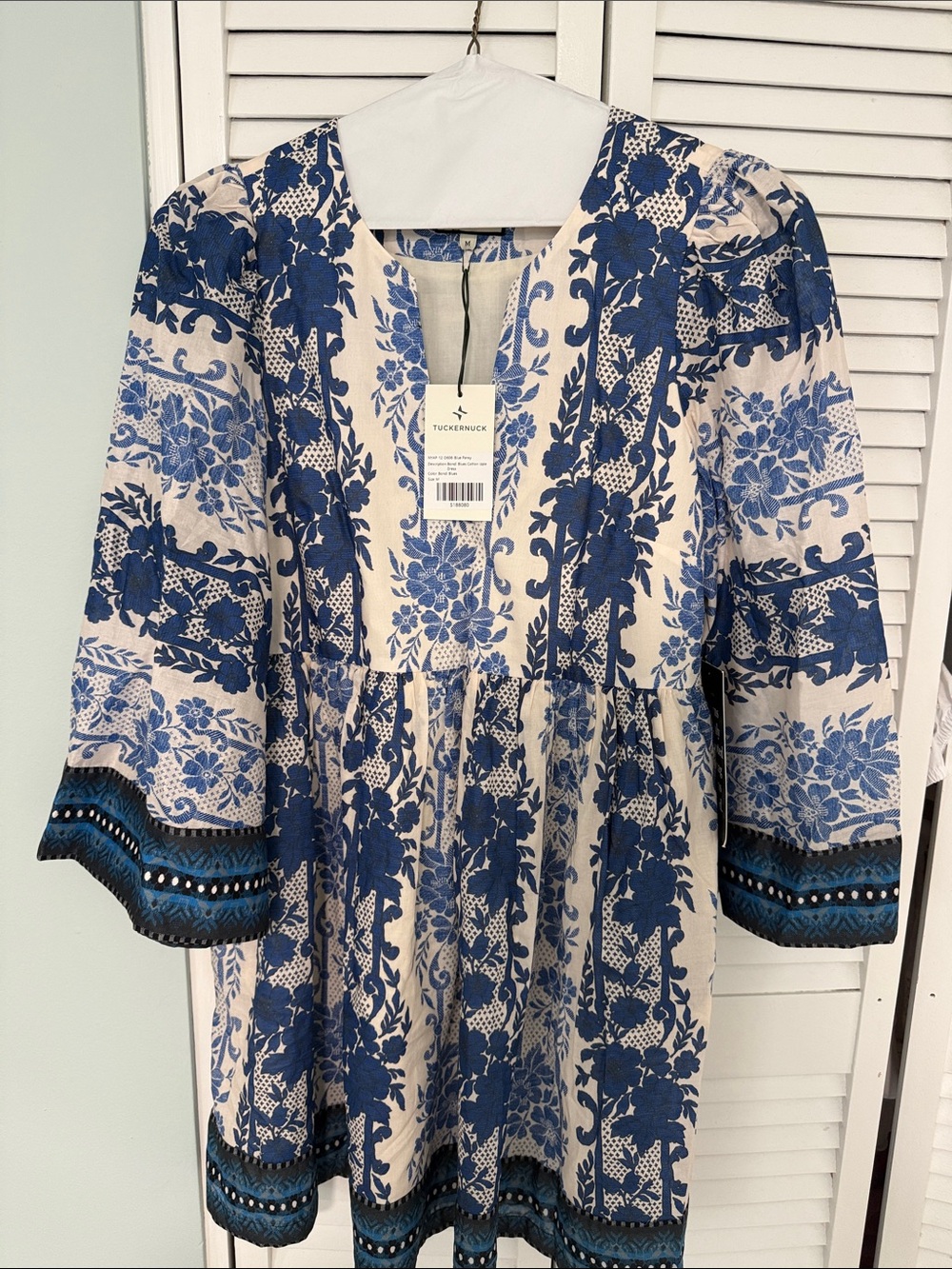 Tuckernuck Bondi Blues Cotton Izzie Dress